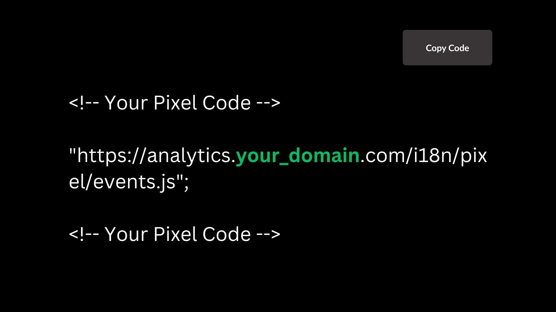 Paste first‑party pixel preview
